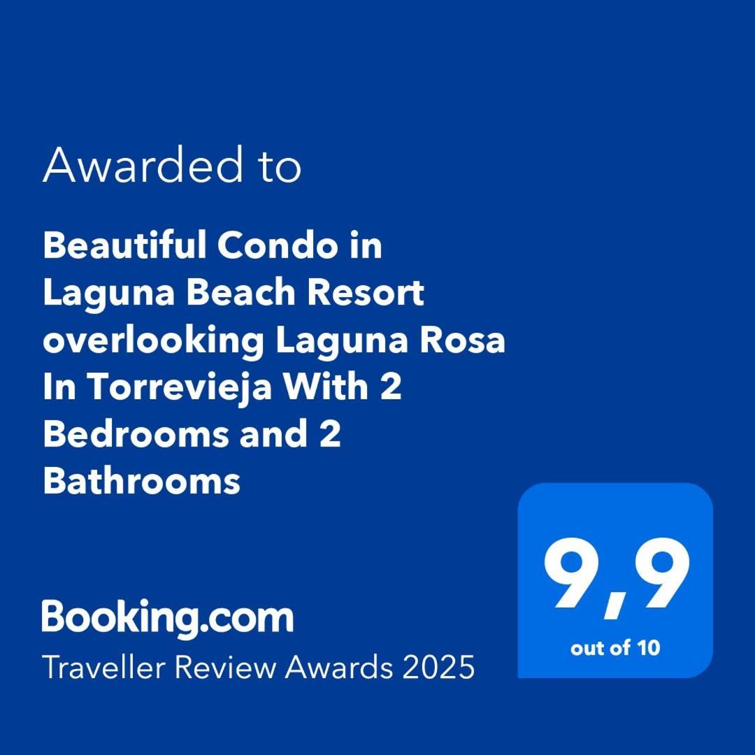 Beautiful Condo In Laguna Beach Resort Overlooking Laguna Rosa In Torrevieja With 2 Bedrooms And 2 Bathrooms Luaran gambar